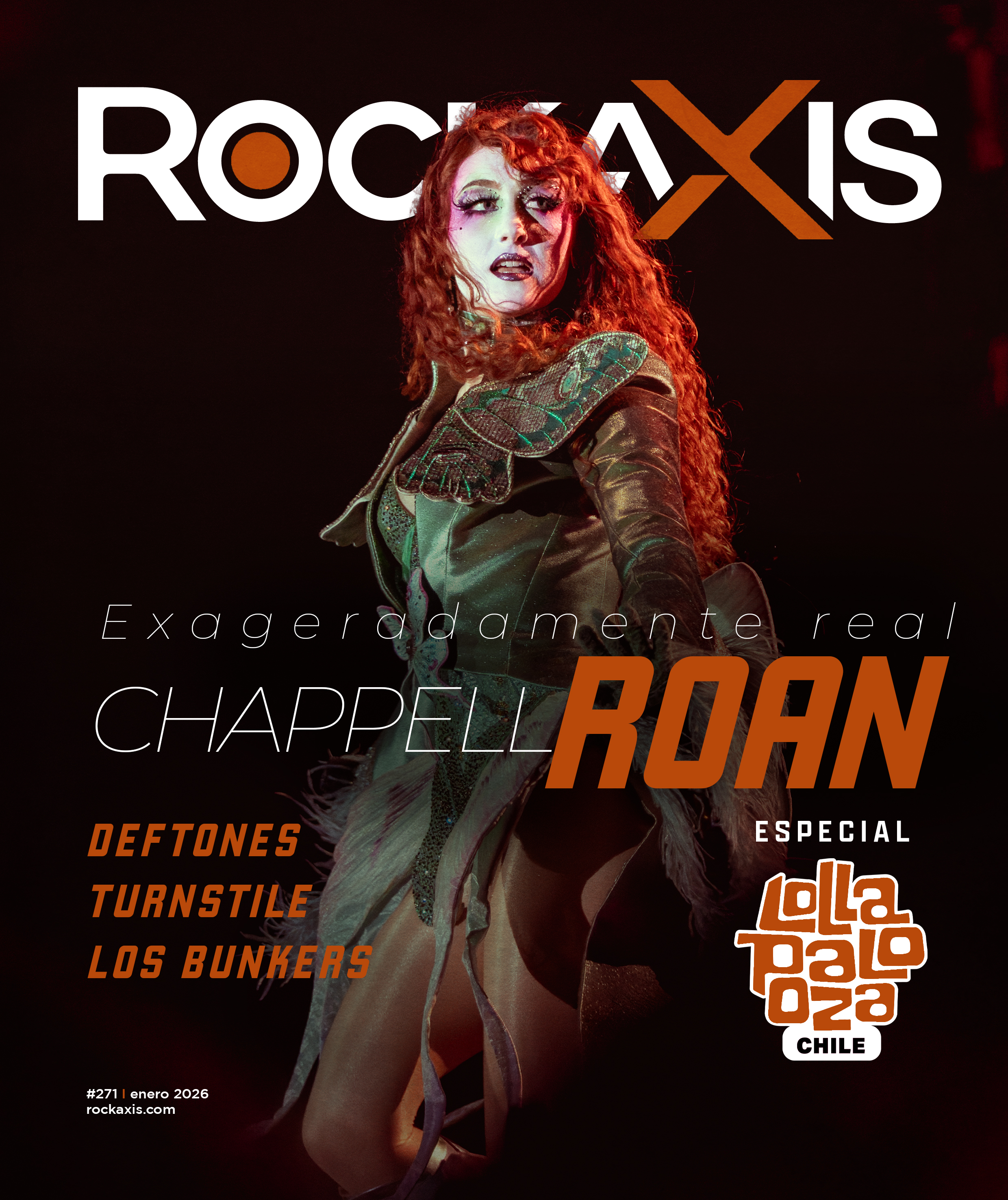 Revista #Rockaxis271: Especial Lollapalooza Chile 2026